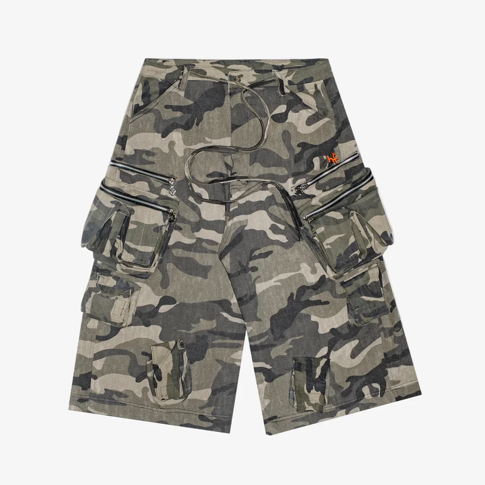 HF FADED CAMO JORTS